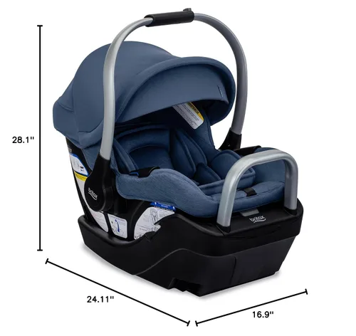 Miniatura 11 de Britax Cypress - Asiento infantil para automóvil, asiento de automóvil orientado hacia atrás con base alpina, ClickTight, telas de primera calidad