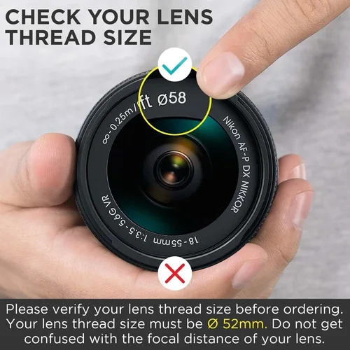 Miniatura 3 de waka Filtro UV MC de 2.283 in – Ultra Delgado 16 capas Multi Recubierto Ultravioleta Filtro de lente de protección para Canon Nikon Sony DSLR lente