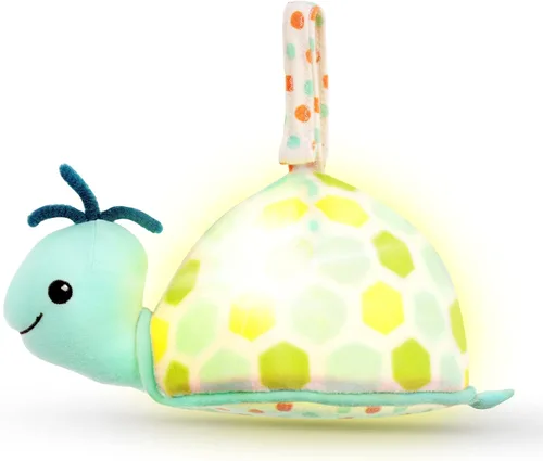 B. toys - B. baby- Tortuga de felpa calmante brillante con luces y sonidos- Glow Zzzs Turtle Shellé0 meses +