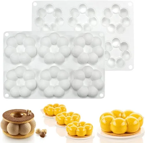 Miniatura 16 de mostsom Molde de Silicona 3D de Frambuesa de 35 Cavidades para Fondant Chocolate Dulces Pasta de Goma Arcilla Polimérica Resina Cocina Horneado