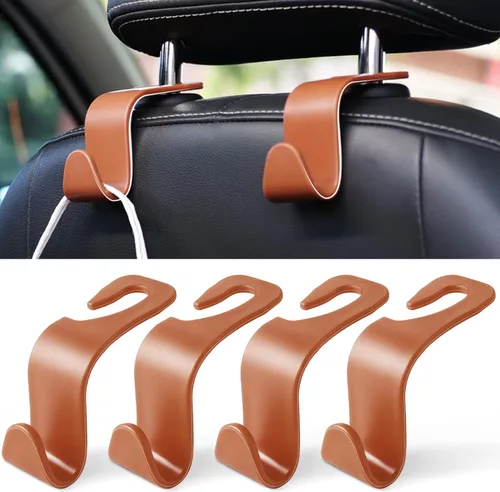 Miniatura 22 de LivTee - Gancho para reposacabezas de asiento de coche, ganchos para asientos de auto, organizador de almacenamiento interior, accesorios para Bling