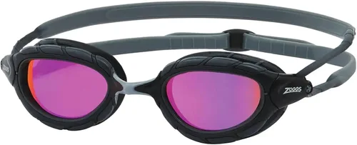 Miniatura 7 de Zoggs Gafas de natación unisex de titanio Predatоr para adultos con junta ultra ajustada y lentes curvos espejados con protección UV antivaho