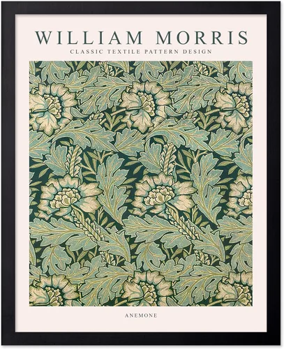 Miniatura 57 de Poster Master Póster vintage de William Morris, estampado de patrón retro de Santiago, arte de flores, arte de patrón textil, regalo para hombres
