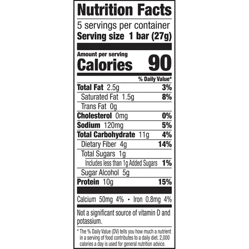 Miniatura 4 de Protein One Barra de proteína de chispas de chocolate de 90 calorías, 4.8 onzas (5 unidades)