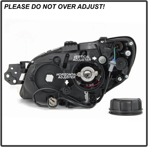 Miniatura 6 de ACANII - Para [Solo modelo halógeno] 2006-2007 Subaru Impreza WRX faros delanteros de proyector LED de tubo en pareja izquierda+derecha