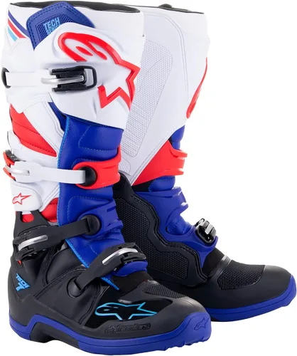 Miniatura 5 de Alpinestars Tech 7 Enduro Drystar Botas de motocross impermeables para hombre, comodidad mejorada, certificado CE