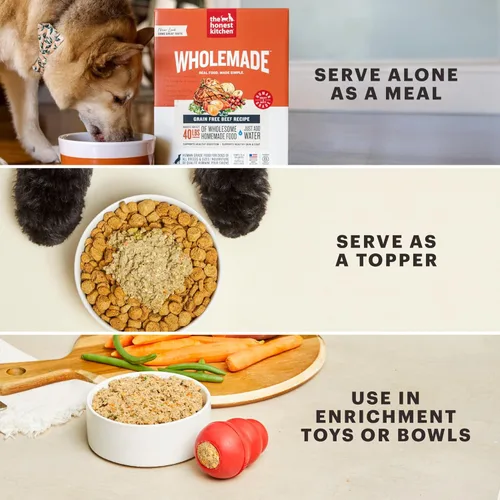 Miniatura 9 de The Honest Kitchen Human Grade Wholemade™ Comida deshidratada para perros sin granos de pollo grado humano - Comida completa y equilibrada