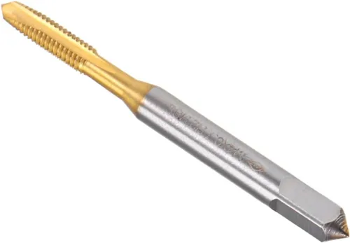 Miniatura 13 de Tapones de punta en espiral, rosca métrica M2 x 0.4, acero de alta velocidad 6542 con revestimiento de titanio, 1 pieza