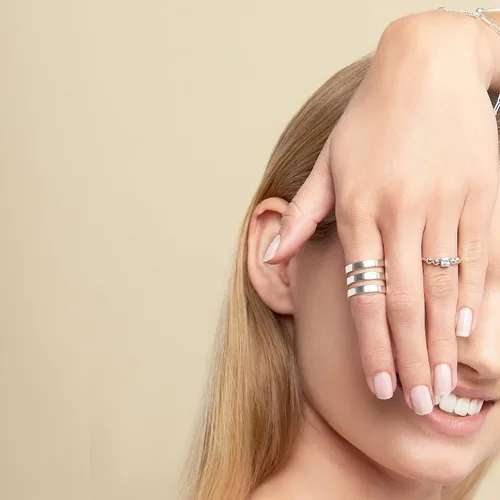 Miniatura 4 de Silpada Anillo de arte contemporáneo en plata de ley Plata de ley plata metal no conocido