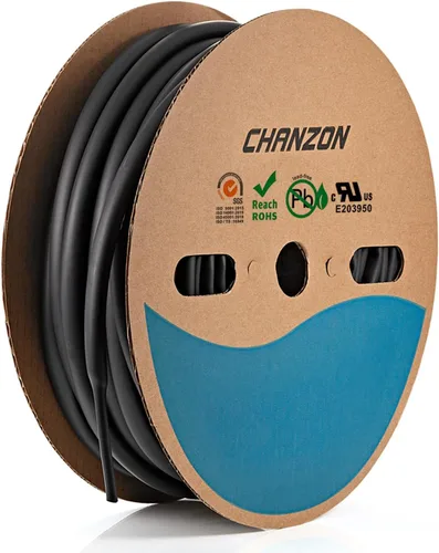 Miniatura 27 de Chanzon - Tubo termorretráctil de relación 3:1, 1-1/4" (30mm), grado marino, con revestimiento adhesivo impermeable, rollo de 4 pies