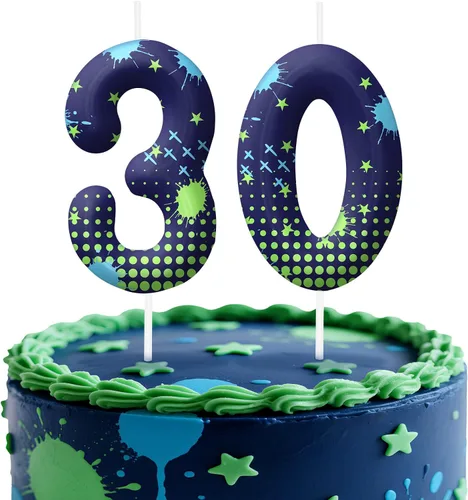 Miniatura 99 de Velas de cumpleaños con el número 0 de béisbol, decoración de pastel con temática de béisbol para niños y niñas, decoraciones de pasteles