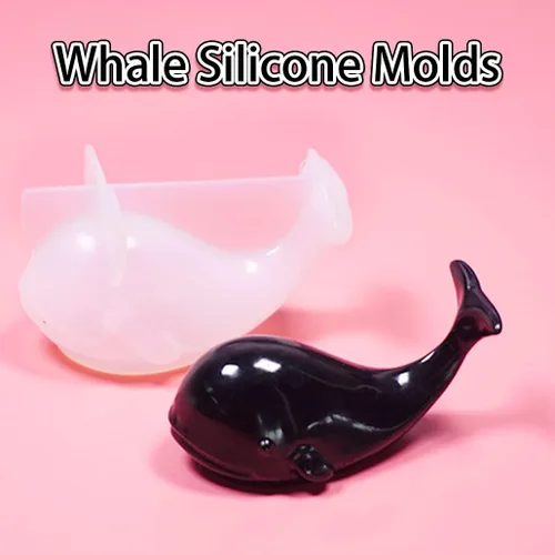 Miniatura 2 de Molde de silicona 3D, moldes de resina de ballena, moldes de vela de cera de soja, molde de jabón hecho a mano, molde de vela de aromaterapia
