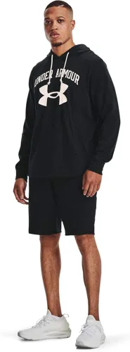 Miniatura 3 de Under Armour Rival - Pantalones cortos de tela de toalla para hombre