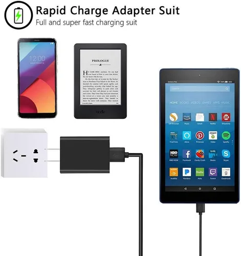 Miniatura 3 de Cargador rápido para teléfono Samsung Galaxy - Galaxy J8 J7 J6 J5 J4 J3 J2 J1 Prime Pro, J7 Sky Pro, 2018 2017 2016, S6 S7 Edge, LG Q6 K7, Nexus 6