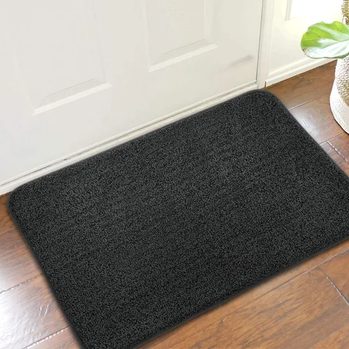 Miniatura 13 de LINLA - Tapete para interiores que absorbe el barro, lavable a máquina, respaldo de goma antideslizante, ideal para puerta de entrada para limpiarse