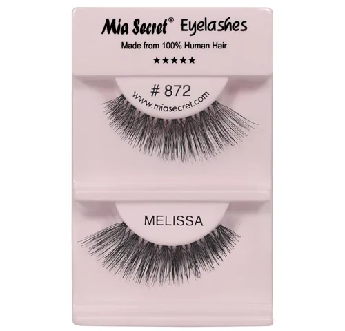 Miniatura 27 de Mia Secret Demi Wispies - Pestañas postizas de estilo natural, pestañas de tira fina, banda transparente invisible, pestañas de cabello humano
