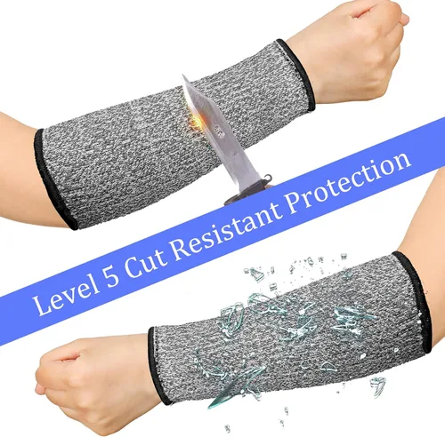Miniatura 4 de 3 pares de protectores de brazo para piel delgada y moretones, mangas de antebrazo resistentes a cortes, manga de protección contra quemaduras