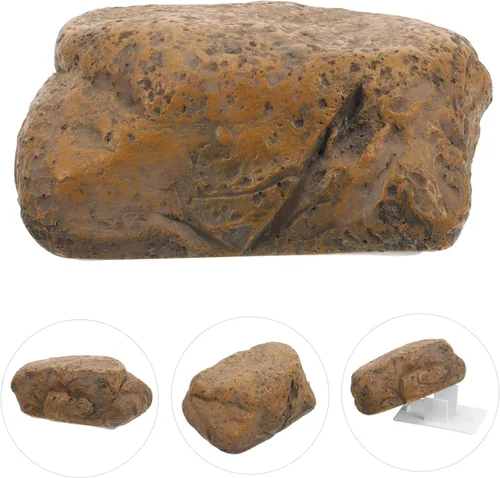Miniatura 4 de Uonlytech Caja de almacenamiento de llaves oculta de piedra sintética realista, para exteriores, para guardar llaves de jardín y artículos pequeños