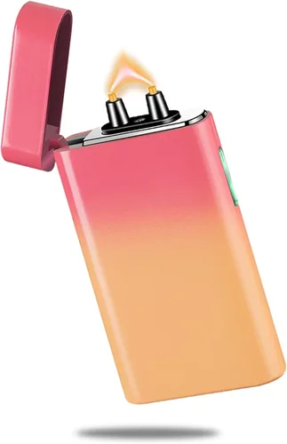 Miniatura 8 de Encendedor eléctrico de plasma, encendedor recargable por USB con indicador de batería LED, sin butano, encendedores a prueba de viento IdWD867eal