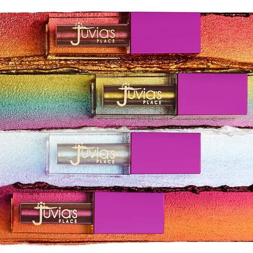Miniatura 9 de Juvia's Place Culture Duochrome - Sombra de ojos líquida multicolor con purpurina para brillo, maquillaje brillante para ojos, kit de maquillaje
