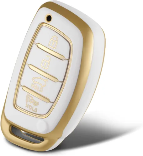 Miniatura 14 de Estuche para Llave Inteligente de TPU Funda Protectora Compatible con Azera Elantra GT EQUUS Genesis Coupe Santa FE Sonata Tucson Veloster KIA