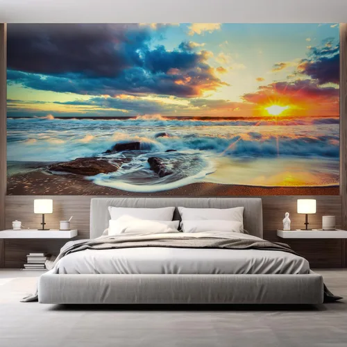 Miniatura 104 de wall26 - Mural de pared de arena cuadrado con rocas - Papel pintado grande autoadhesivo removible - 100x144 pulgadas Rock-1097-M01