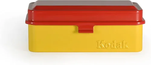 Miniatura 2 de KODAK Estuche para películas 120/135 - para 8 rollos de películas de 120 / 10 rollos de películas de 35 mm - Estuche de acero retro para ordenar