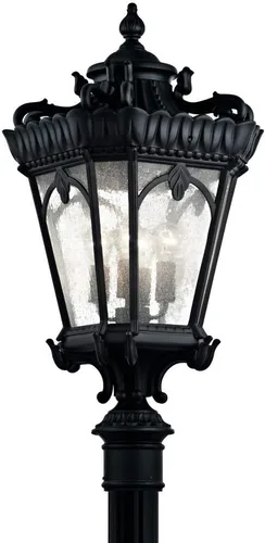 Miniatura 2 de Kichler 9565LD Tournai - Soporte de poste para exteriores, 4 luces, Londonderry