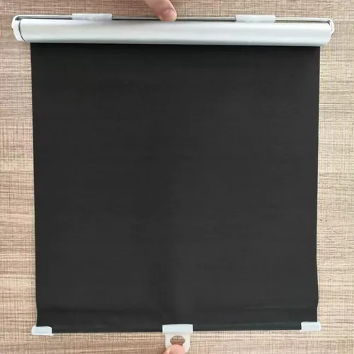 Miniatura 6 de Persianas enrollables opacas con ventosas, persianas enrollables opacas térmicas, persianas de privacidad temporales, cortinas portátiles Negro