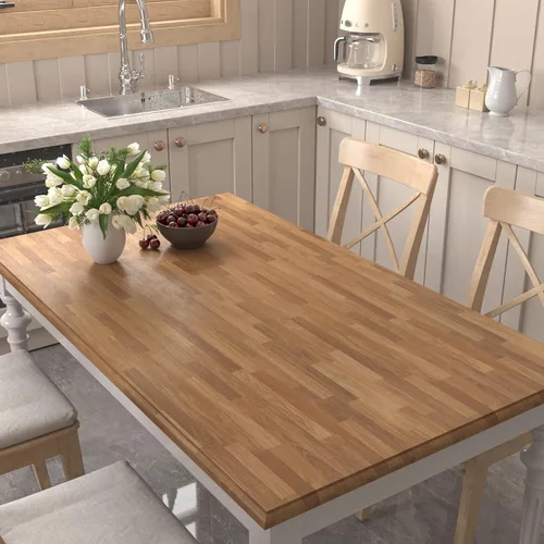 Miniatura 2 de Decotalk Butcher Block Contact Paper Wood Vinyl Wrap - Wood Peel and Stick Wallpaper Removable Butcher Block Countertop Vinyl Wrap Woodgrain Contact