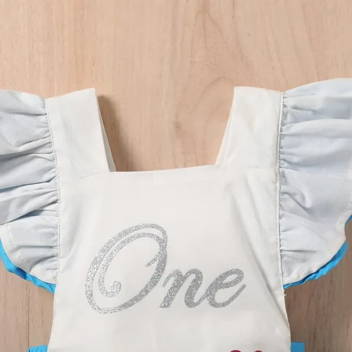 Miniatura 15 de IDOPIP Conjunto de ropa de 1er cumpleaños para niñas con estampado floral, estilo bohemio, con encaje, tutú y diadema de princesa