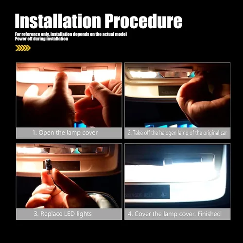 Miniatura 6 de 20 luces LED para techo de automóvil, 12 V, impermeables, de policarbonato de doble punta, luces de lectura interior de vehículo, accesorios