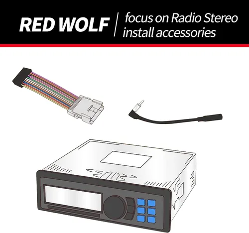 Miniatura 6 de RED WOLF Adaptador de antena estéreo para Subaru para Subaru 2005-2014 Forester Outback Impreza Legacy