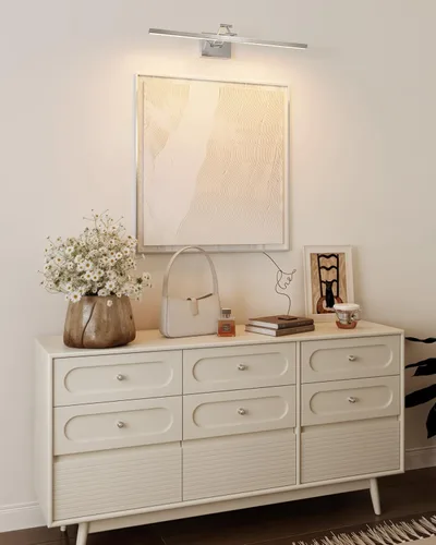 Miniatura 7 de VONLUCE Luz LED de Tocador de Baño de 30", Luces LED Modernas de Tocador 3CCT con Brazo Giratorio de Cabezal Rotativo de 360°, Lámpara de Baño