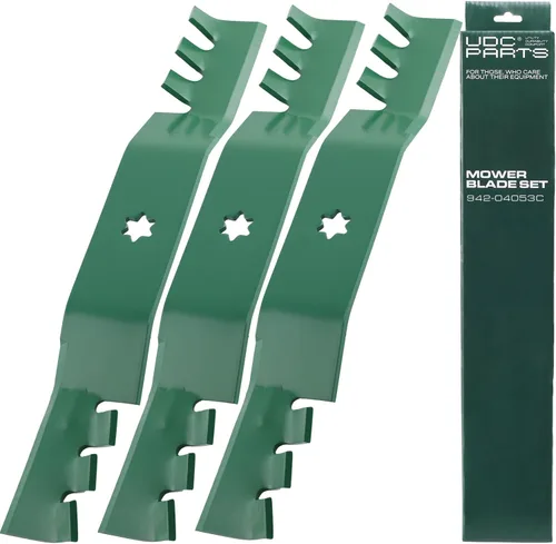 Miniatura 26 de UDC Parts GY20852 Hojas de corte de 48 pulgadas para John Deere D140 E140 S140 Z355E GX21784 GX21786 S170 E170 LA130 LA145 D160 S160 E160 E150 D155