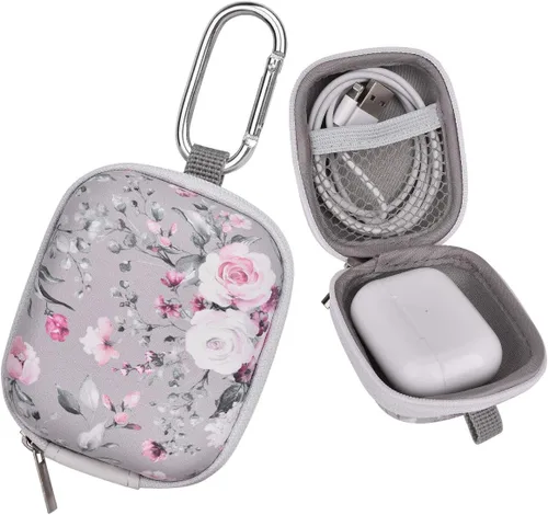 Miniatura 2 de Funda para auriculares, AIRSPO Airpods 4 Funda Airpods Pro 3ª generación Organizador de auriculares Funda de transporte Bolsa de almacenamiento
