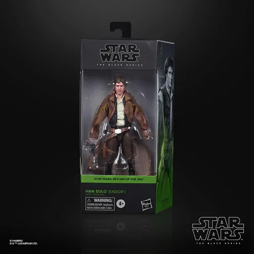 Miniatura 9 de Star Wars The Black Series Han Solo (Endor) - Figura de acción coleccionable de 6 pulgadas de la película “Return of The Jedi”, para niños de 4 años