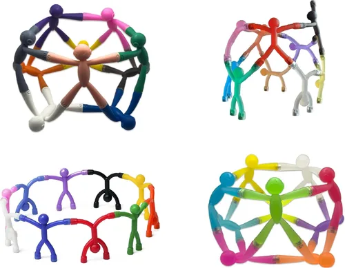 Miniatura 9 de MAGMEN Juguetes Magnéticos Fidget Fuertes para Niños y Adultos - Paquete de 20 Juguetes Sensoriales para TDAH Autismo Ansiedad - Set de Construcción