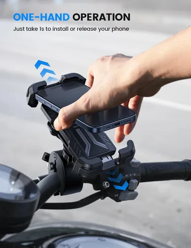 Miniatura 9 de Lamicall Soporte de teléfono para motocicleta y bicicleta