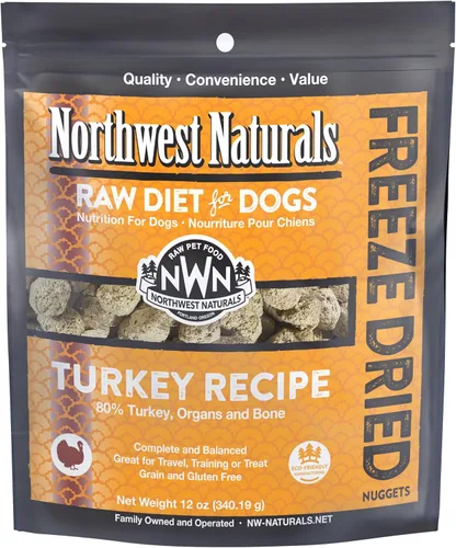 Miniatura 23 de Northwest Naturals Alimento liofilizado para perros de pescado blanco y salmón - Nuggets de tamaño bocado - Sin granos, alta en proteínas, dieta