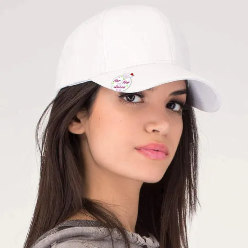 Miniatura 2 de NAVIKA Par Tee Queen - Marcador de pelota de golf de cristal con clip magnético para sombrero, accesorio divertido para mujeres golfistas, regalo