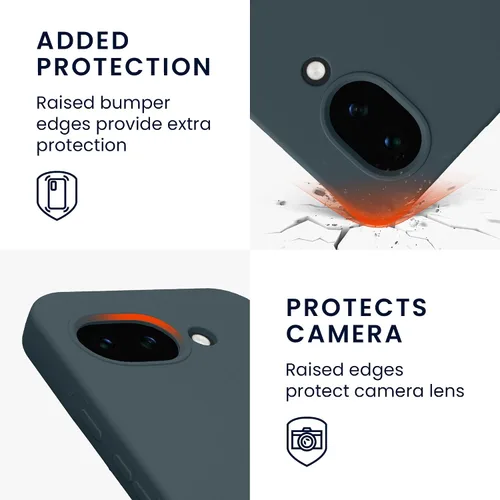 Miniatura 138 de kwmobile Funda Compatible con Google Pixel 6 Pro - Funda de teléfono de silicona TPU con acabado suave - Azul Arrecife