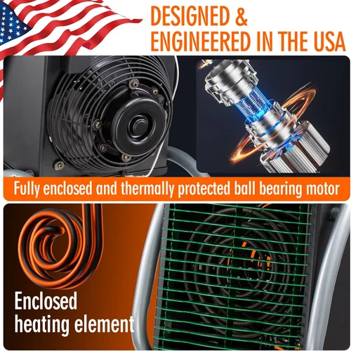 Miniatura 6 de Dr. Infrared Heater DR218-3000W Calentador de infrarrojos para invernadero, garaje, taller, 3000 vatios