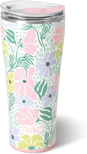 Miniatura 86 de Swig Life - Vaso aislante de 22 onzas, vaso de viaje para café con tapa, taza de café para viaje compatible con portavasos, de acero inoxidable