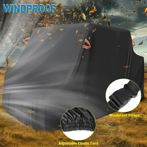 Miniatura 4 de MDPROMCP Cubierta para UTV de 4-6 Asientos, Cubierta Completa Resistente al Viento Compatible con Polaris RZR General UFORCE Talon Mule Teryx de 4