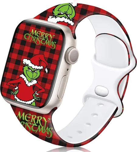 Miniatura 33 de Dressy Designer - Correa de silicona para orgullo compatible con Apple Watch para mujeres y hombres de 38/40/41/42/44/45/46/1.929 in, correas