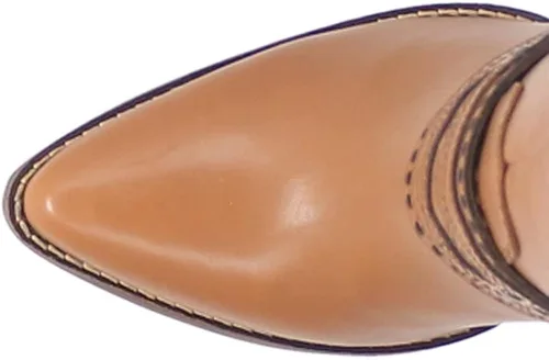 Miniatura 4 de Dingo Botas de baile de máscaras para mujer, tacón alto hasta la rodilla, 3 pulgadas y más, color marrón