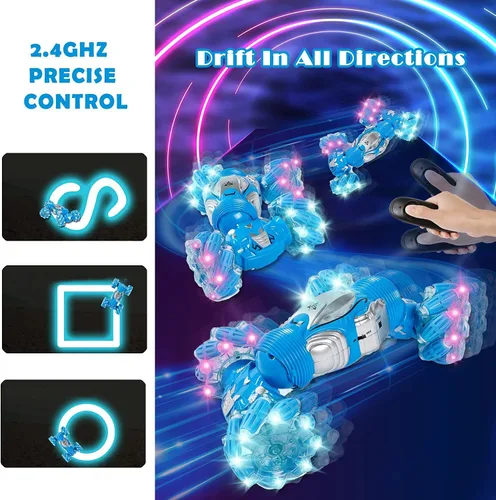 Miniatura 2 de BEMITON Coches RC de Control Remoto para Niños, Coche de Acrobacias RC con Sensor de Gestos Regalos para Niños de 6 7 8-12 9 10 11 Años, Camión