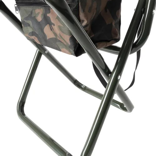 Miniatura 8 de Rothco Taburete plegable de lujo con respaldo y bolsa - Asiento portátil para aventuras al aire libre Camuflaje del bosque