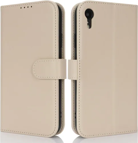 Miniatura 6 de Funda tipo cartera para iPhone XR con tarjetero, para iPhone Xr para mujeres y hombres, piel sintética a prueba de golpes con hebilla magnética